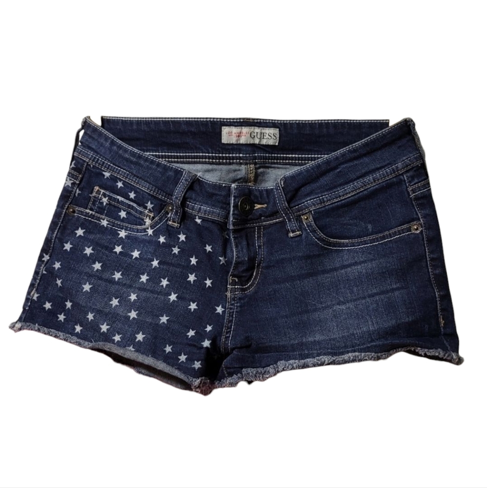 3 For $35 Star-Patterned Midrise Women's Denim Shorts